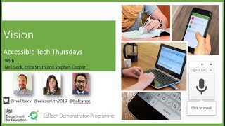 Vision (Accessible Tech Thursdays)