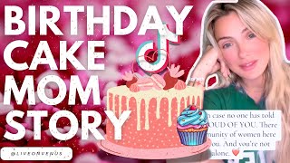 “Single Mom” Goes Viral Making her Own Birthday Cake | Husband Reacts | #TikTok #Viral #reaction