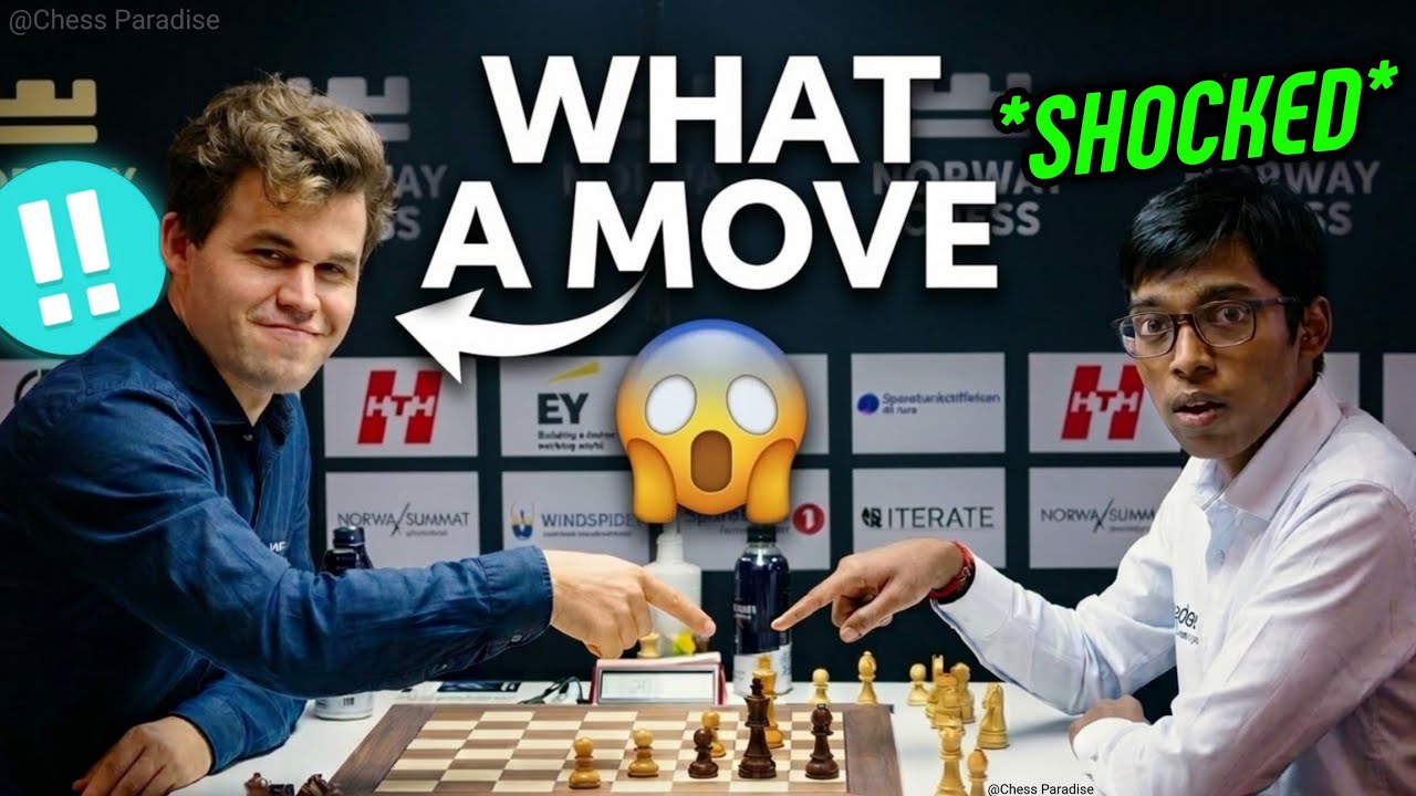 Shocking Brilliant!🤯...Magnus Carlsen Made A Shocking Move!🔥 - YouTube