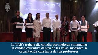 Profesores de la UADY concluyen el Diplomado en competencias docentes
