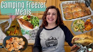 CAMPING FREEZER MEALS | Easy Make Ahead Food