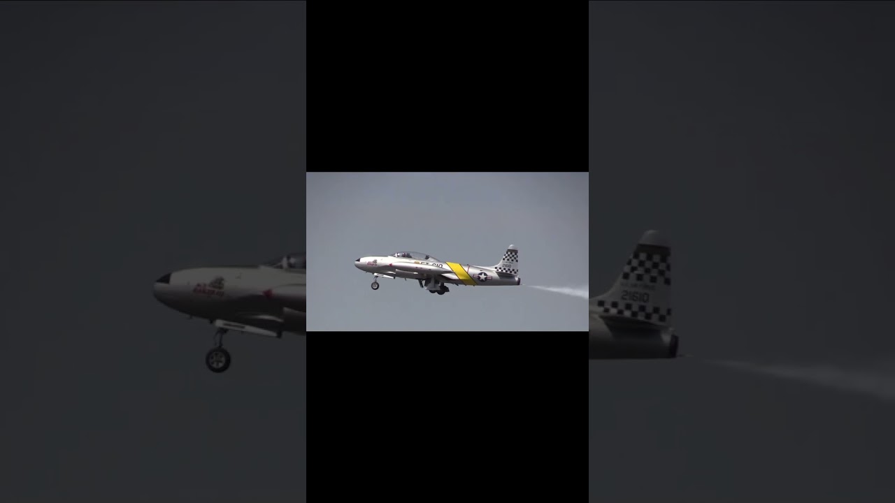 T-33 Shooting Star Slow Speed Pass at NAS Oceana, Virginia (9/20/2025)