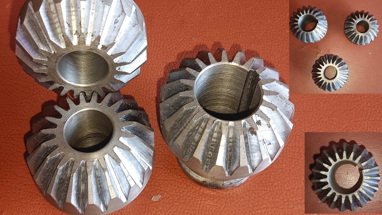 Bevel Gear Manufacturing Process on milling machine and lathe machine