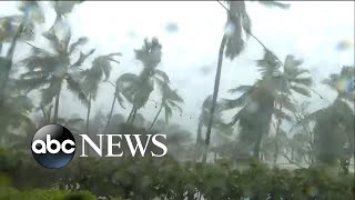 Hurricane Dorian tears through parts of the Bahamas