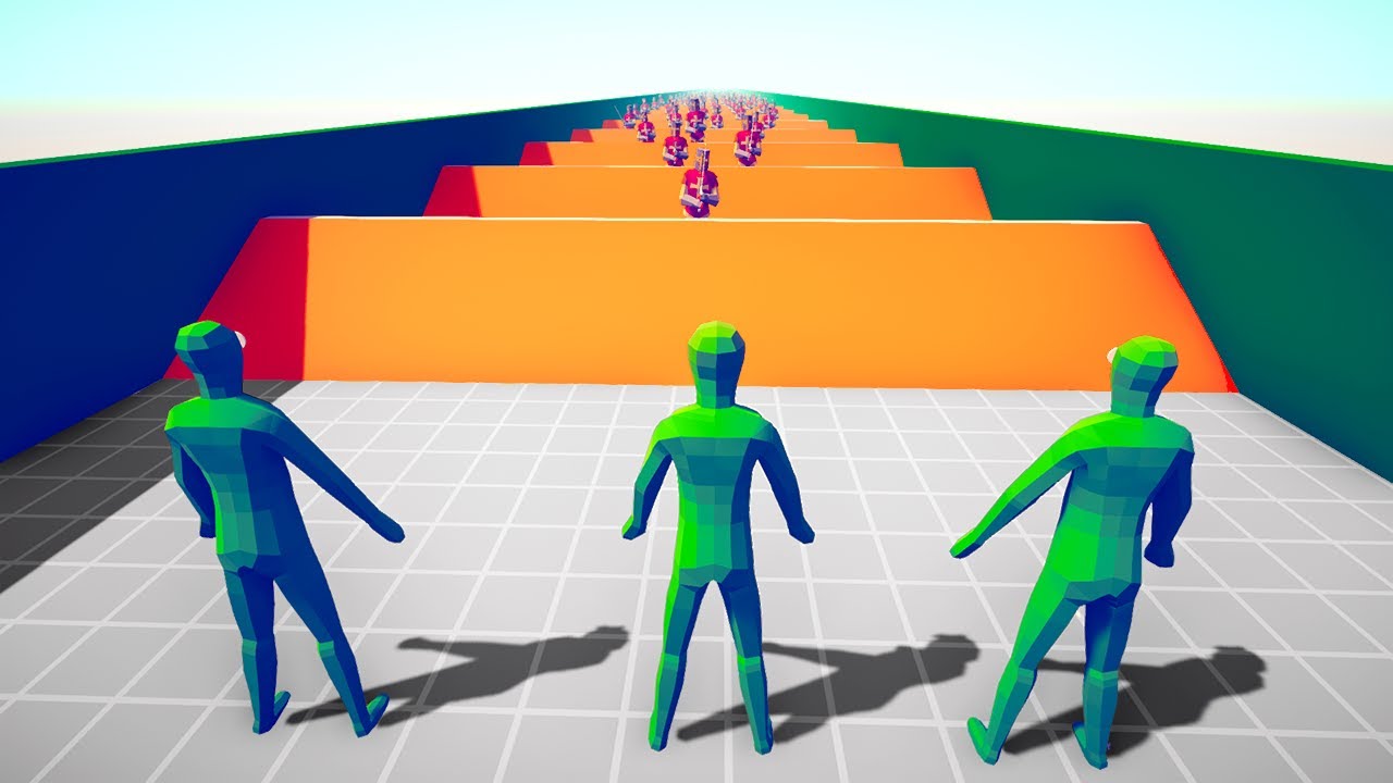 3x Insane Zombie Vs 200x Squire - Totally Accurate Battle Simulator TABS