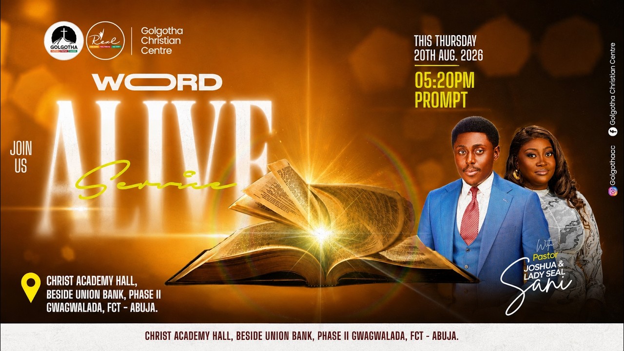 WORD ALIVE SERVICE AUGUST 20TH 2026