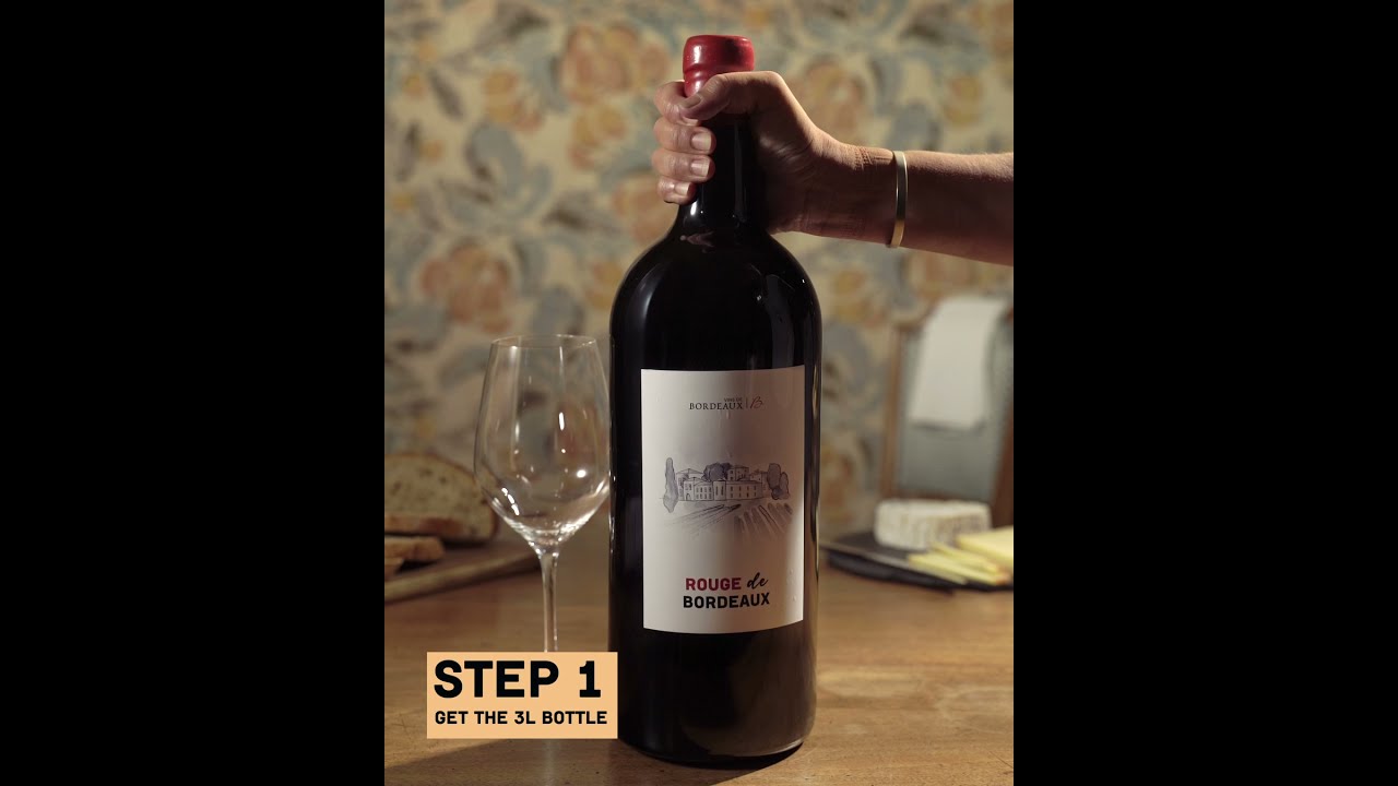 How to open a Big Bottle of Wine