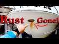 Removing RUST From A Boat The EASY Way!