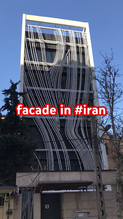 strange facade  #facade#building#construction #iran#architecture