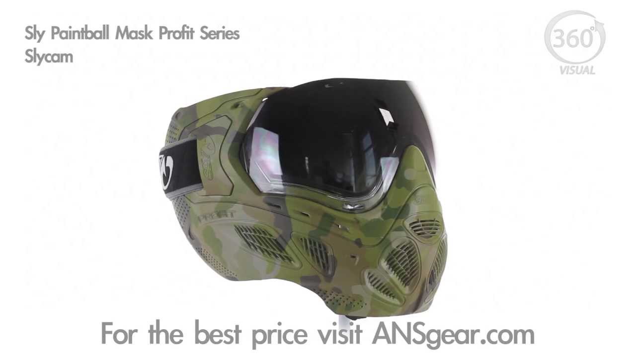 Sly Paintball Mask Profit Series Slycam Visual 360 YouTube