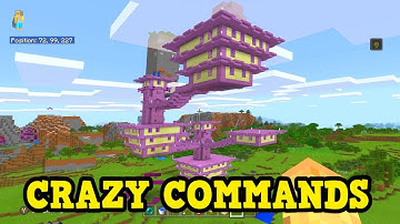 Minecraft Xbox / PE - CRAZY Commands You Need To Try