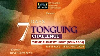 DAY 7 of #7DAYSTONGUINGCHALLENGE MAY 2024  FLIGHT BY LIGHT #eatmoreprayerhouse #jesus #holyghost
