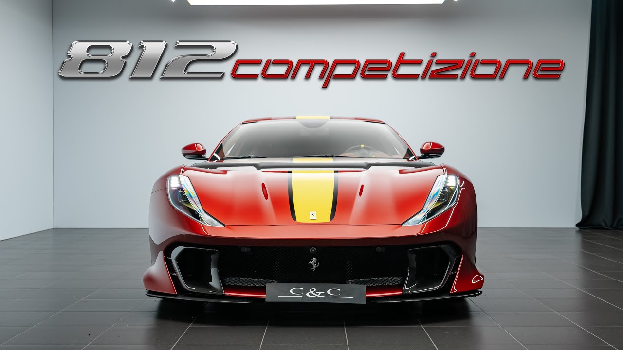 Ferrari 812 Competizione in Rosso Fiorano (Sound, Exterior
