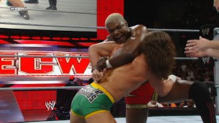 Shelton Benjamin vs Stevie Richards: WWE ECW March 4, 2008 HD