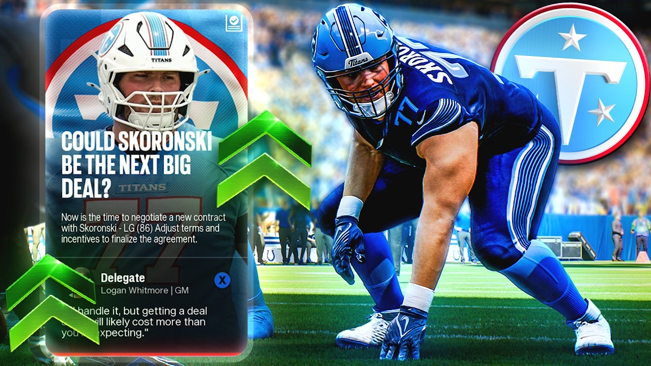 TITANS FRANCHISE | I LOCKED UP THIS TITANS STAR | Madden 27