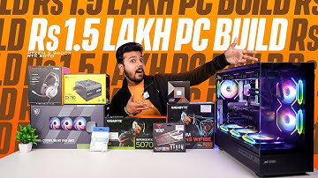Rs 1.5 Lakh Beast Gaming and Editing PC Build | Ryzen 5 9600X and RTX 5070🔥