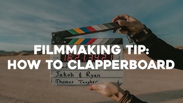 Filmmaking tip: How to clapperboard