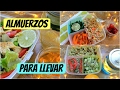 Almuerzos|Comidas saludables para llevar (Opción vegana incluida)