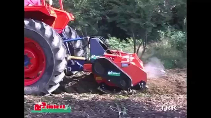Forestry shredding mower Trincia forestale TRK Rinieri 2015