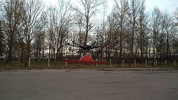 M600 turning, custom position control. Terrain following with laser range finder.