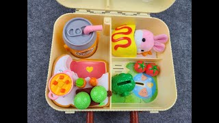 10 minutes Satisfying with Unboxing Rabbit Lunch Box toy set ASMR