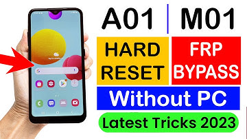 Screen & FRP Unlock Samsung A01/M01 Without a Computer - 100% New Trick! 2023