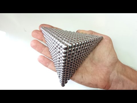 Quick Instructions on How to Build a Pyramid with Magnetic - | Magnet Tricks - YouTube