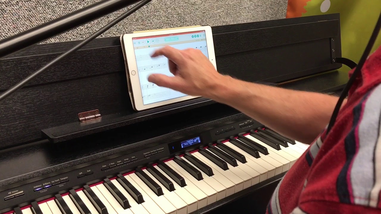 Piano Adventures Player App with Roland Bluetooth Digital Pianos YouTube
