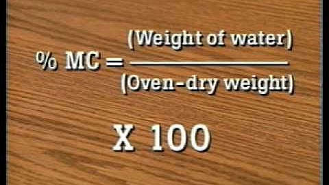 What is Moisture Content (MC)? - video 7