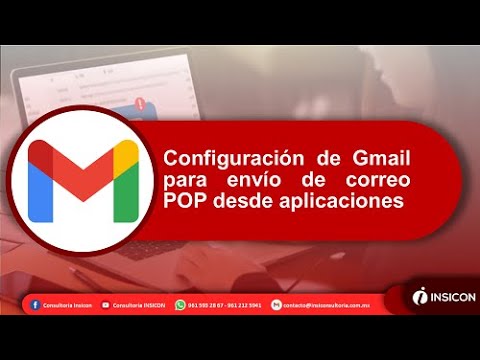 Configuración de correo Gmail en CONTPAQi Factura Electrónica.