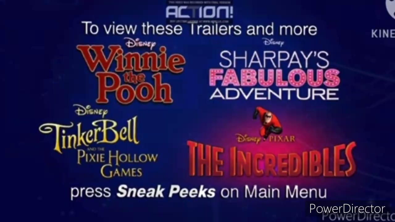 To view these Trailers and more Press Sneak Peeks on Main  Menu