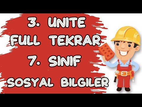 7. SINIF 3. ÜNİTE FULL TEKRAR - İNSANLAR YERLER VE ÇEVRELER