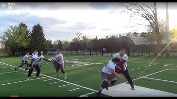 Swipe for sprint out and stretch