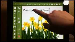 Spring Cards maker ipad application screenshot 1