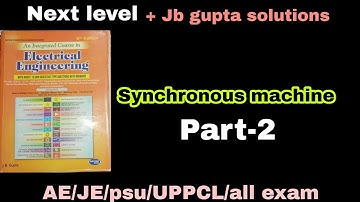 Jb gupta/synchronous machine/part-2