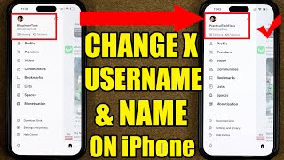 How to Change X (Twitter) Username & Name on iPhone (Step-by-Step)