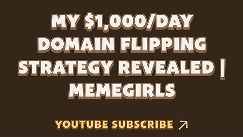 My $1,000/Day Domain Flipping Strategy Revealed | MemeGirls | Memefi New Video Code
