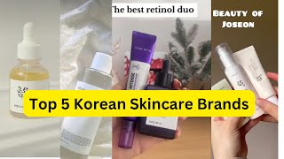 My Top 5 Korean Skincare Brands || Manisha Mishra