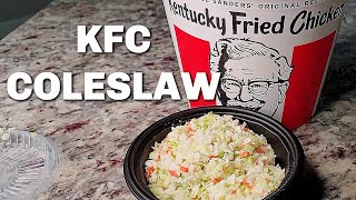 The SECRET To KFC Style Coleslaw | Trying To Recreate KFC Coleslaw | COLESLAW RECIPE