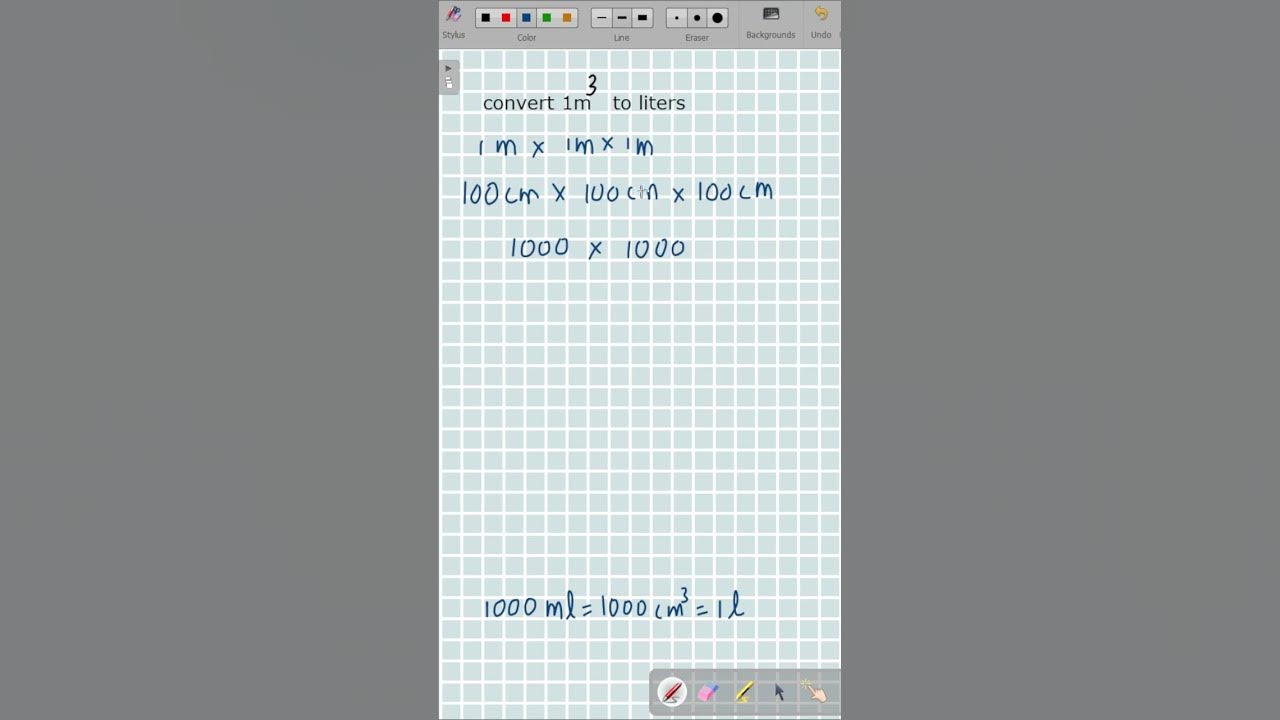 how-to-convert-1-cubic-meter-to-liters-maths-number-mathshorts