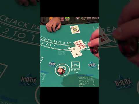 WOULD YOU HAVE DOUBLED THIS HAND IN BLACKJACK AGAINST A FACE CARD!?  #allcasinoaction  #blackjack