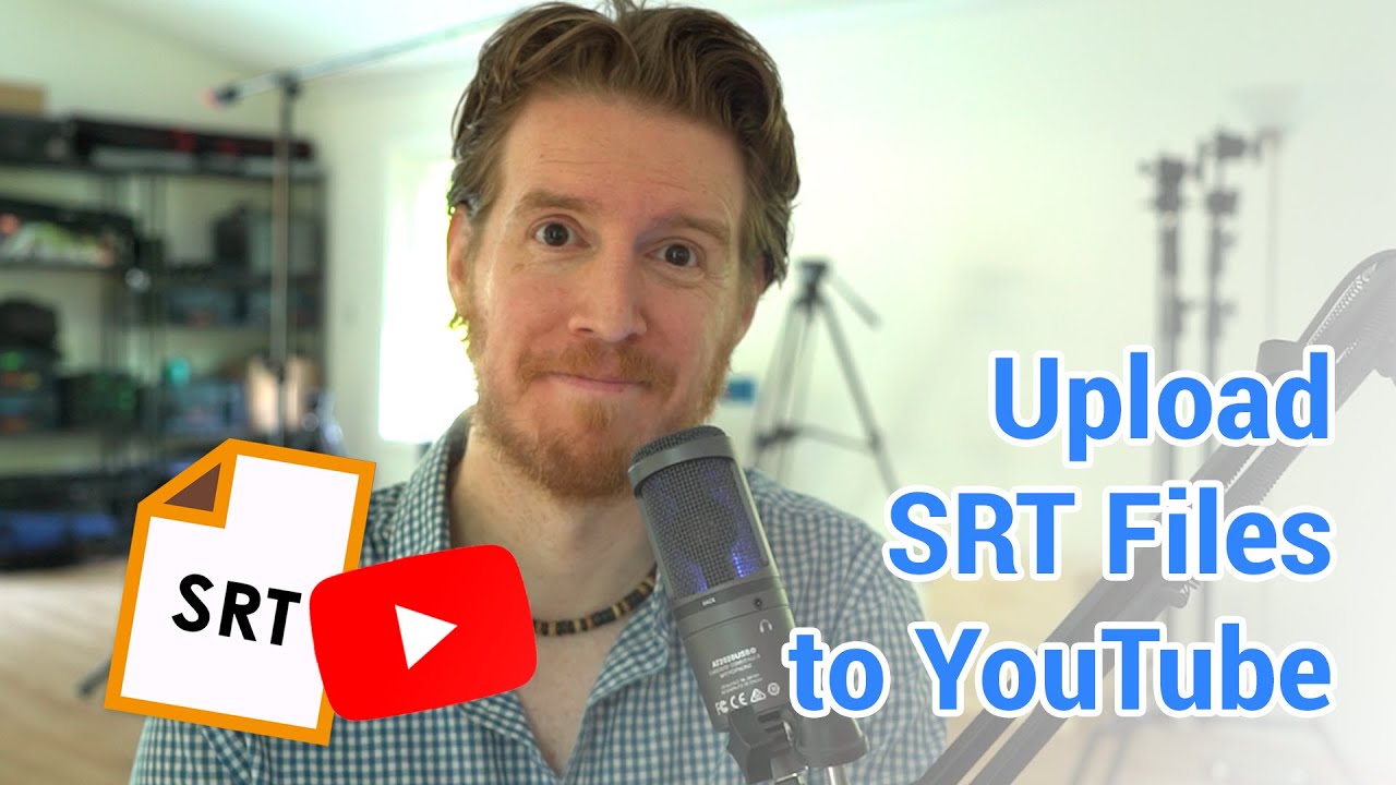 create an SRT subtitle file for your video