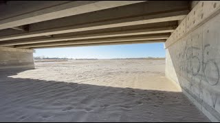 VIDEO: Platte River Near Columbus, Nebraska Runs Dry