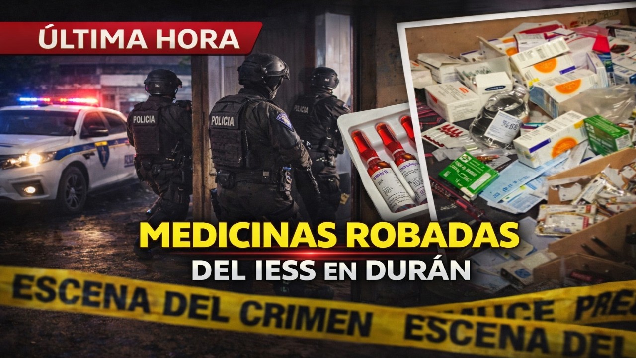 🚨 Última Hora | Allanan casa en Durán y hallan medicinas robadas del IESS