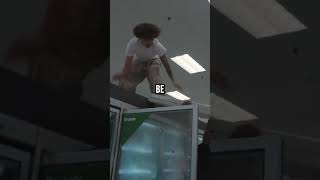 Streaming on Top of a Cooler😂😂😂 #khanasadi #viral #shorts