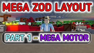MEGA ZOD LAYOUT FACTORY SIMULATOR TIER 7 - PART 1 MEGA MOTOR - Roblox Factory Simulator