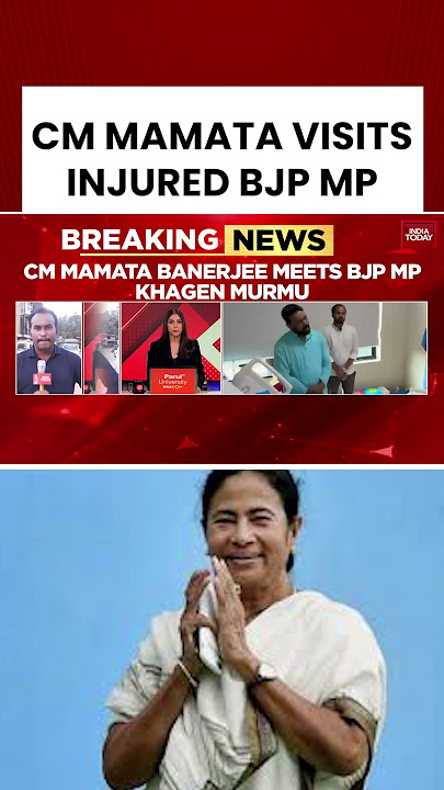 Mamata’s Surprise Visit To Injured BJP MP Triggers ‘Selective Sympathy’ Controversy #bengalpolitics