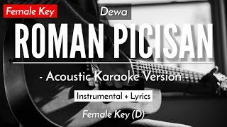 Roman Picisan (Karaoke Akustik) - Dewa (Female Key | HQ Audio) screenshot 2