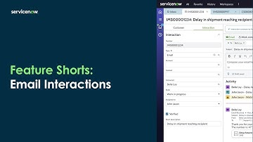 Feature Shorts : Email Interactions