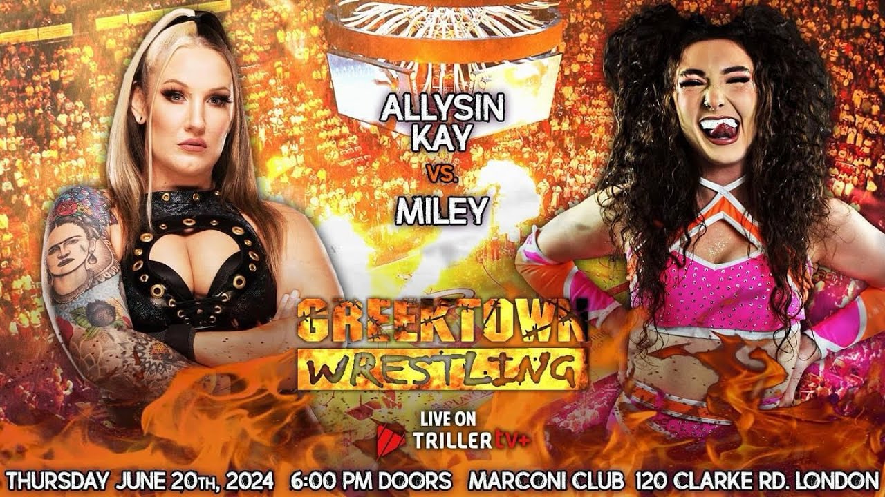 FULL MATCH - Miley VS Allysin Kay - Greektown London - June 2024
